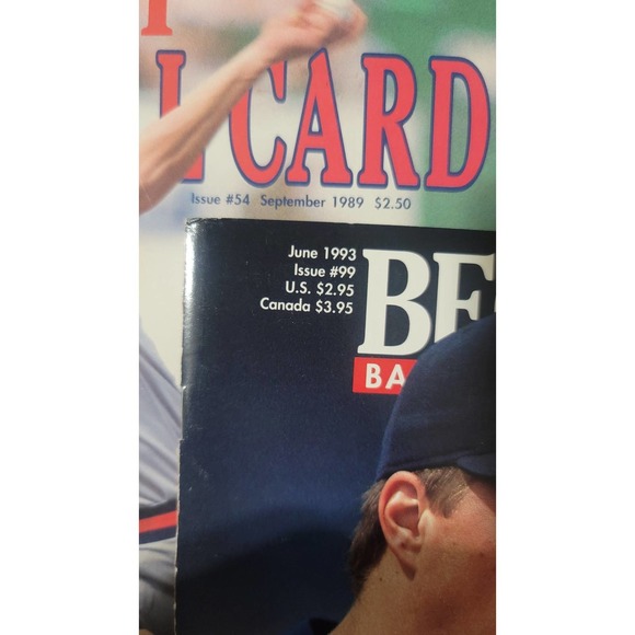 Vtg Jim Abbott Beckett Baseball Magazine Bundle (2) - Picture 5 of 6